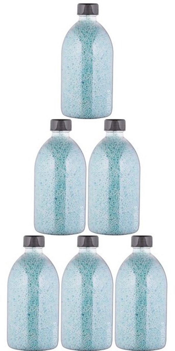 Badkaviaar Hamam - 400 gram - met zwarte dop - set van 6 stuks - bad parels voor in bad