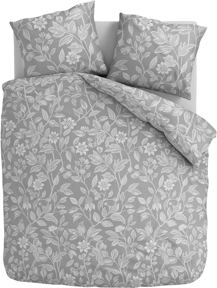 Zydante Dekbedovertrek Set 200x220 cm - Dekbedhoes met 2 Kussenslopen - Silver Sense - Zilver