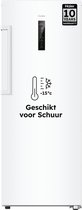 Haier H4F226WEH1 - Vrijstaande Diepvriezer - 226L - Geschikt voor schuur (tot -15°C ) - Total No Frost - Geconnecteerd - Energieklasse E - 2-in-1: Koel-vriescombinatie - 10 Jaar Garantie op onderdelen