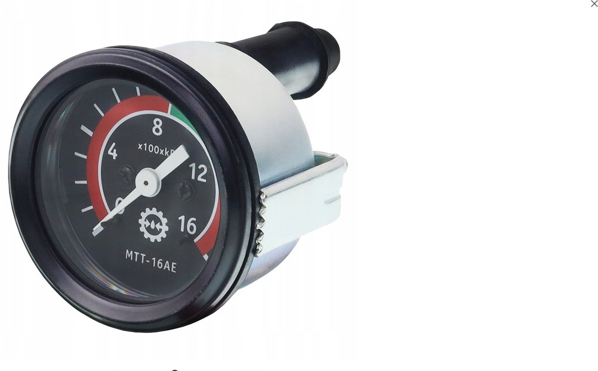 olie drukmeter 16 atmosferen - drukmeter -oliedrukindicator - oliedrukklokje - 16 bar