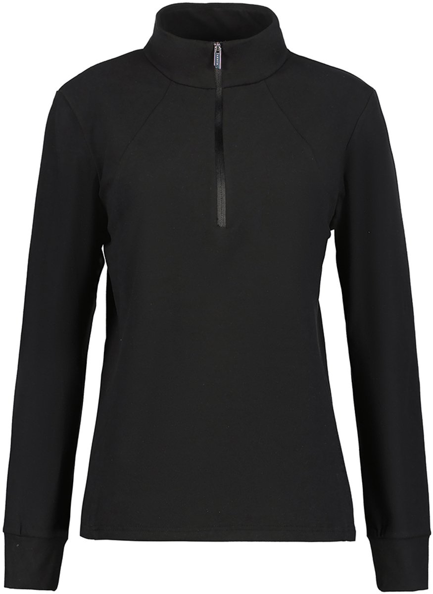 Luhta Kivisalmi L Fleece Met Halve Rits Zwart XL Vrouw