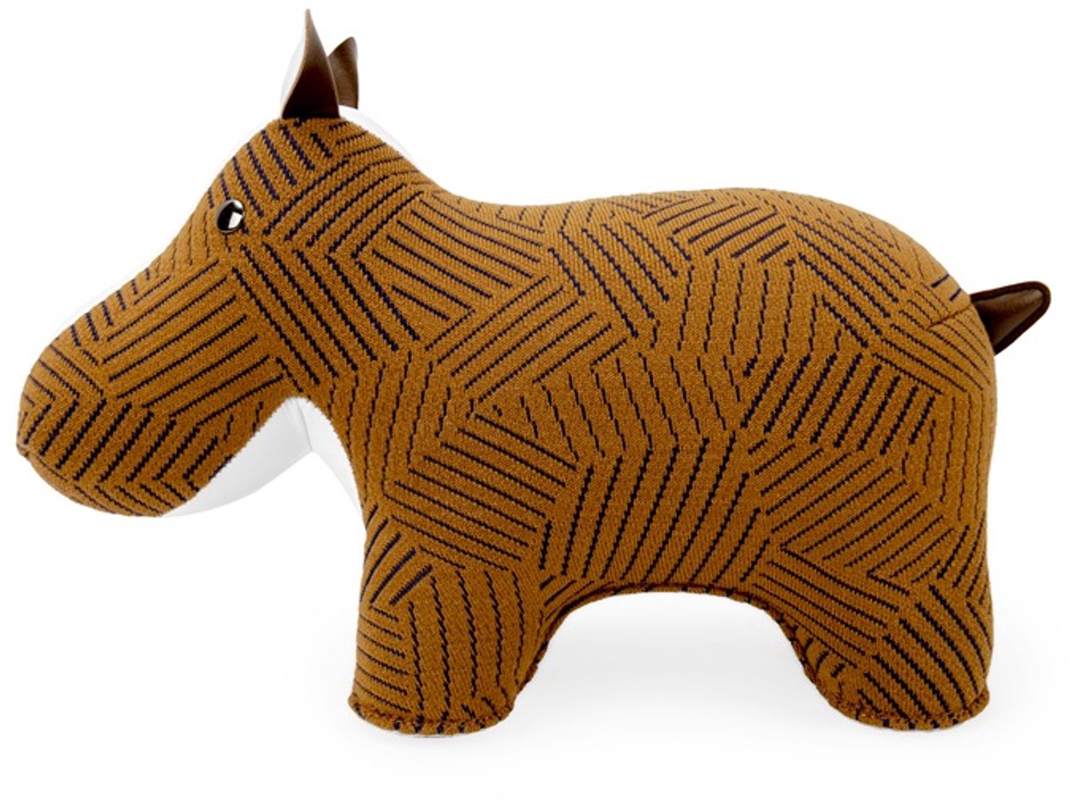 Zuny Kvadrat-Hippo-Razzle Dazzle Bruin-Boekensteun