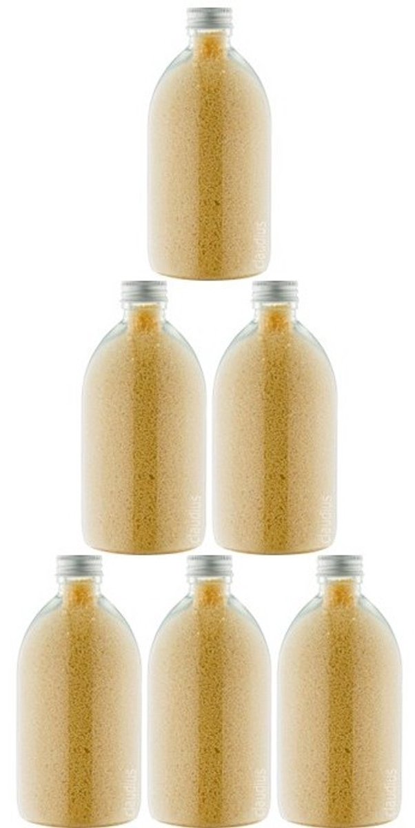 Badkaviaar Zen Moment - 400 gram - Fles met aluminium dop - set van 6 stuks - bad parels voor in bad