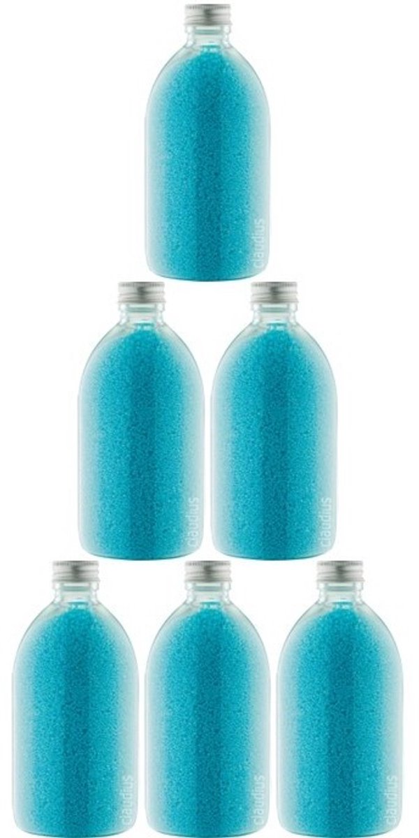 Badkaviaar Opium - 400 gram - Fles met aluminium dop - set van 6 stuks - bad parels voor in bad