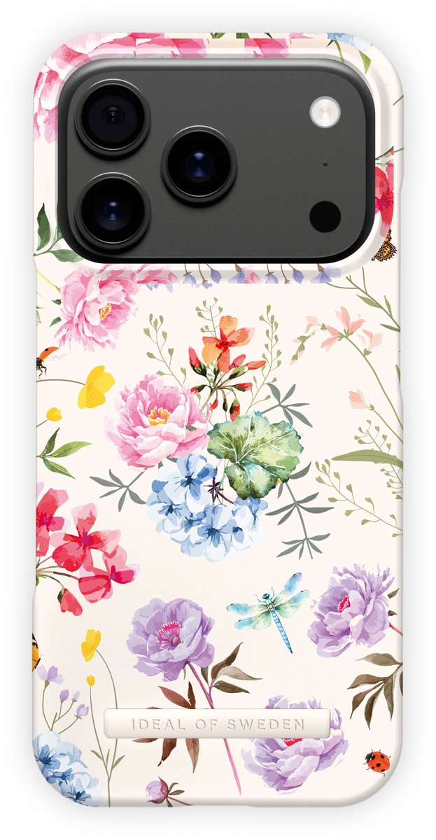 iDeal of Sweden Printed Case met magnetische ring geschikt voor iPhone 17 Pro Max Forever Flower