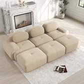 Modulaire hoekbank Lennon van corduroy
