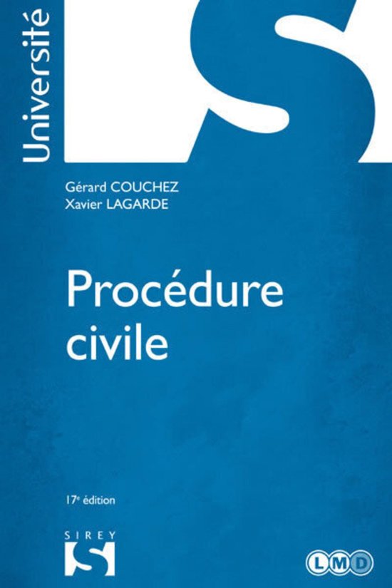 Université - Procédure civile. 17e éd. - cover