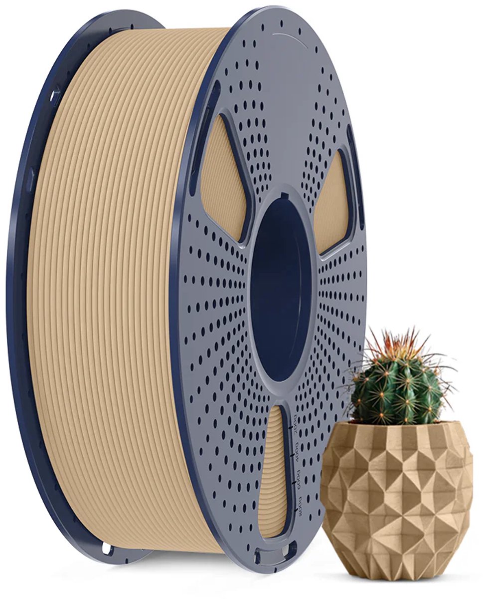 Image of SUNLU PLA Hout 3D-filament 1.75mm 1kg Esdoorn