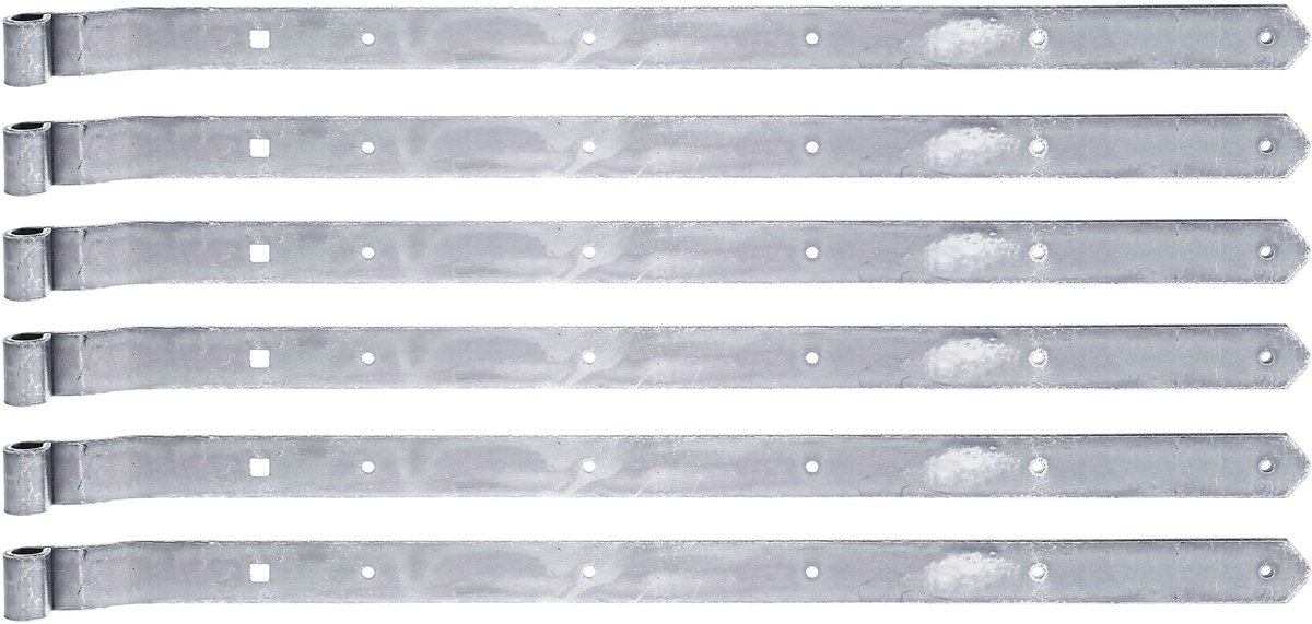 Alberts 846077 heng | in verschillende uitvoeringen | galvanisch verzinkt, gechromateerd | rol Ø16 mm | afmetingen 782 x 40 mm | Set van 6