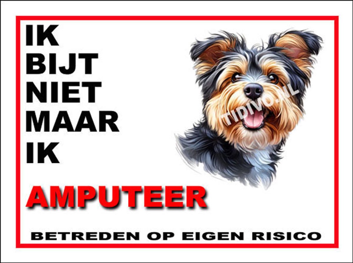 Australian Terrier 5 – Met 4 Gaatjes + 4 Pluggen + 4 RVS Schroeven