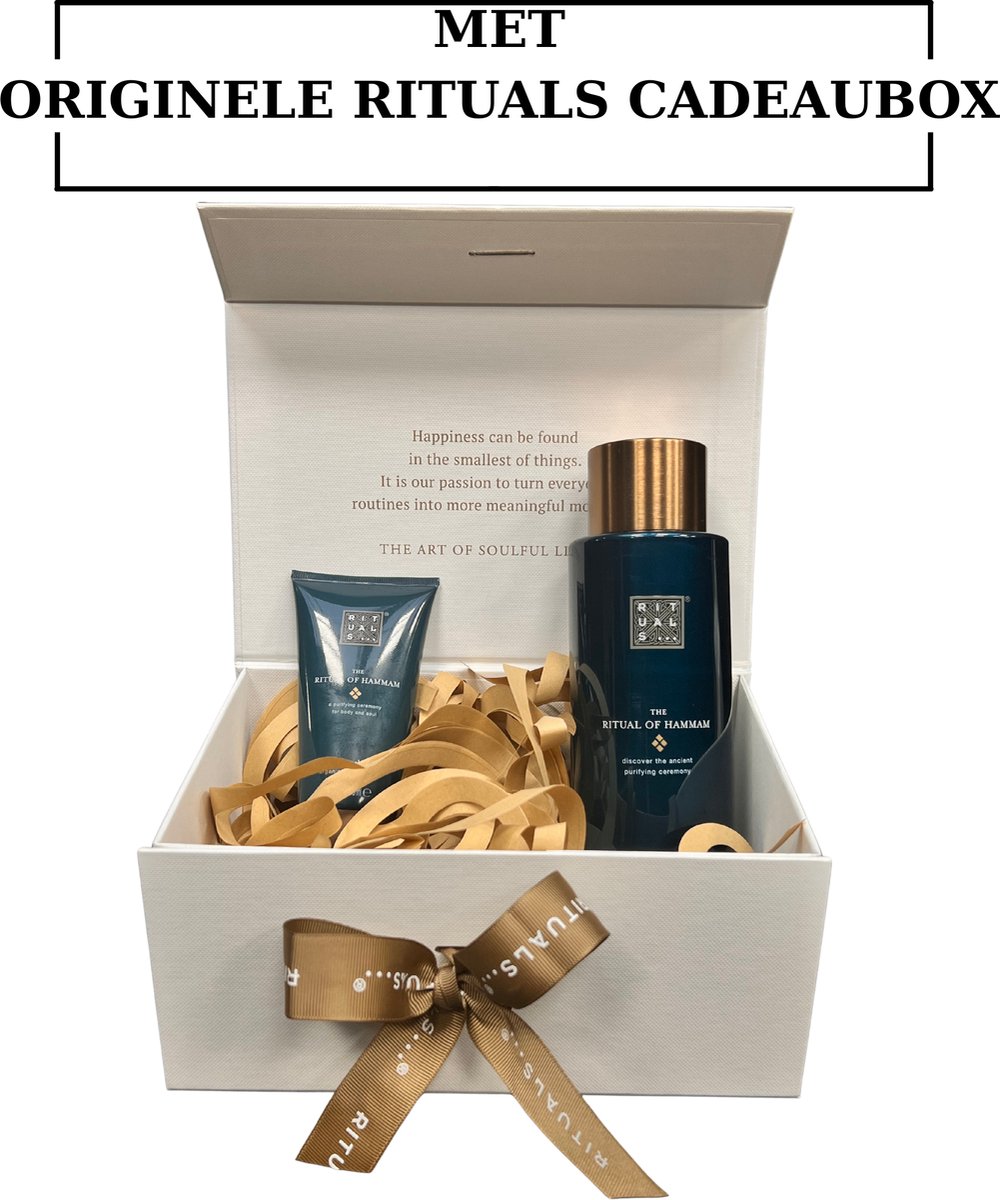 Rituals - Hammam - Geschenkset - Bath Foam 500 ml + Shampoo 70 ml in Originele RITUALS Cadeaubox