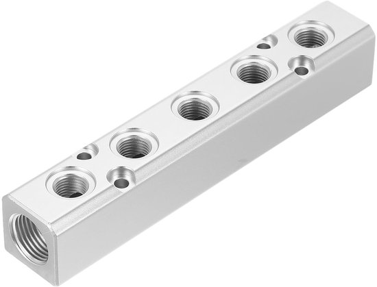 luchtverdeler-5-weg-7-poorten-1-4-uitgang-1-2-ingang-aluminium-bol