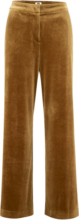 Foto: We fashion dames velvet wide leg pantalon