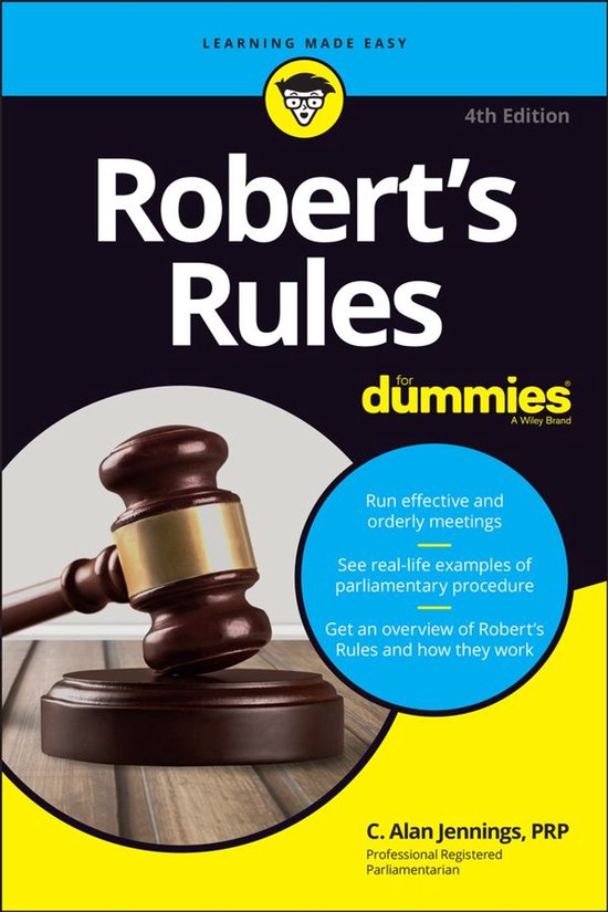 Robert's Rules For Dummies - cover