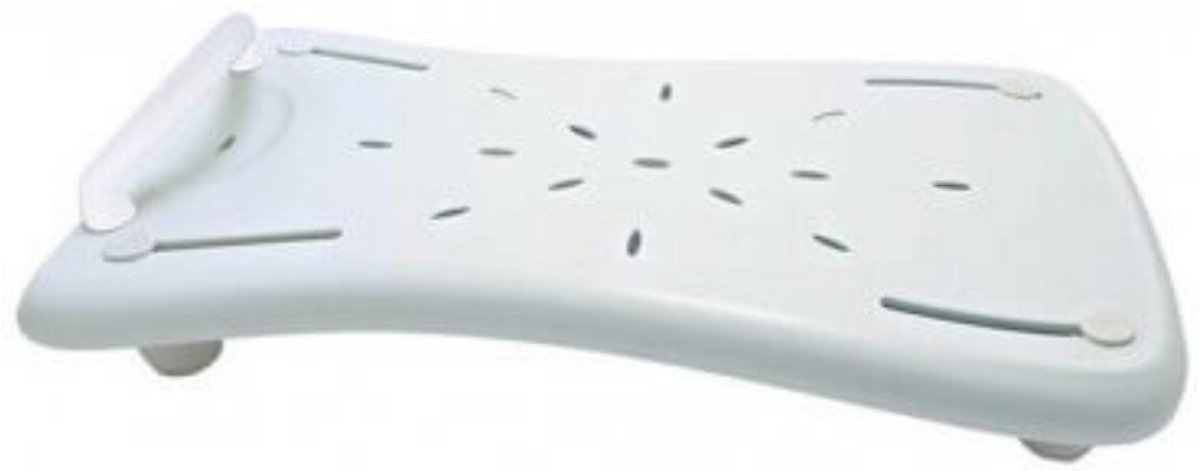 Sundo Badplank - Witte handgreep - Wit