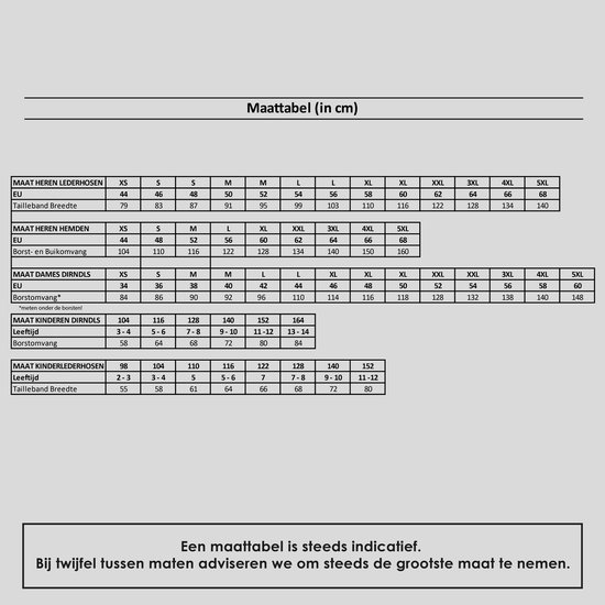 Chemise Tyrol homme à col montant - Wit- Denim - Taille XXL