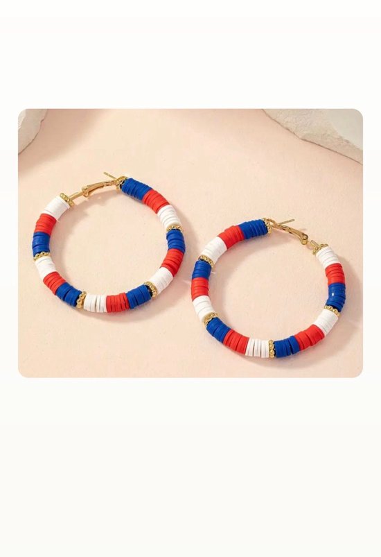 Akyol - Oorhangers – gekleurde oorhangers – oorbellen – hang oorbellen - koningsdag - oorbellen gekleurde - festival – gekleurde oorbellen – gekleurde hang oorbellen – cadeau voor vriendin – bohemian -festival oorbellen - bohemian sieraden -bohemian