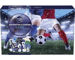 NIVEA MEN Adventskalender 2025 – Aftelkalender - Kerst en Sinterklaas cadeau met 24 producten – Kerstcadeau - Kado