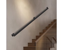 Trapleuning Trapleuning Wandbevestiging 150 cm Binnen Buiten Binnen & buiten Zwart