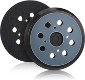 2 stuks 125 mm excentrische schuurpad met 8 gaten en klittenband (Blauw)