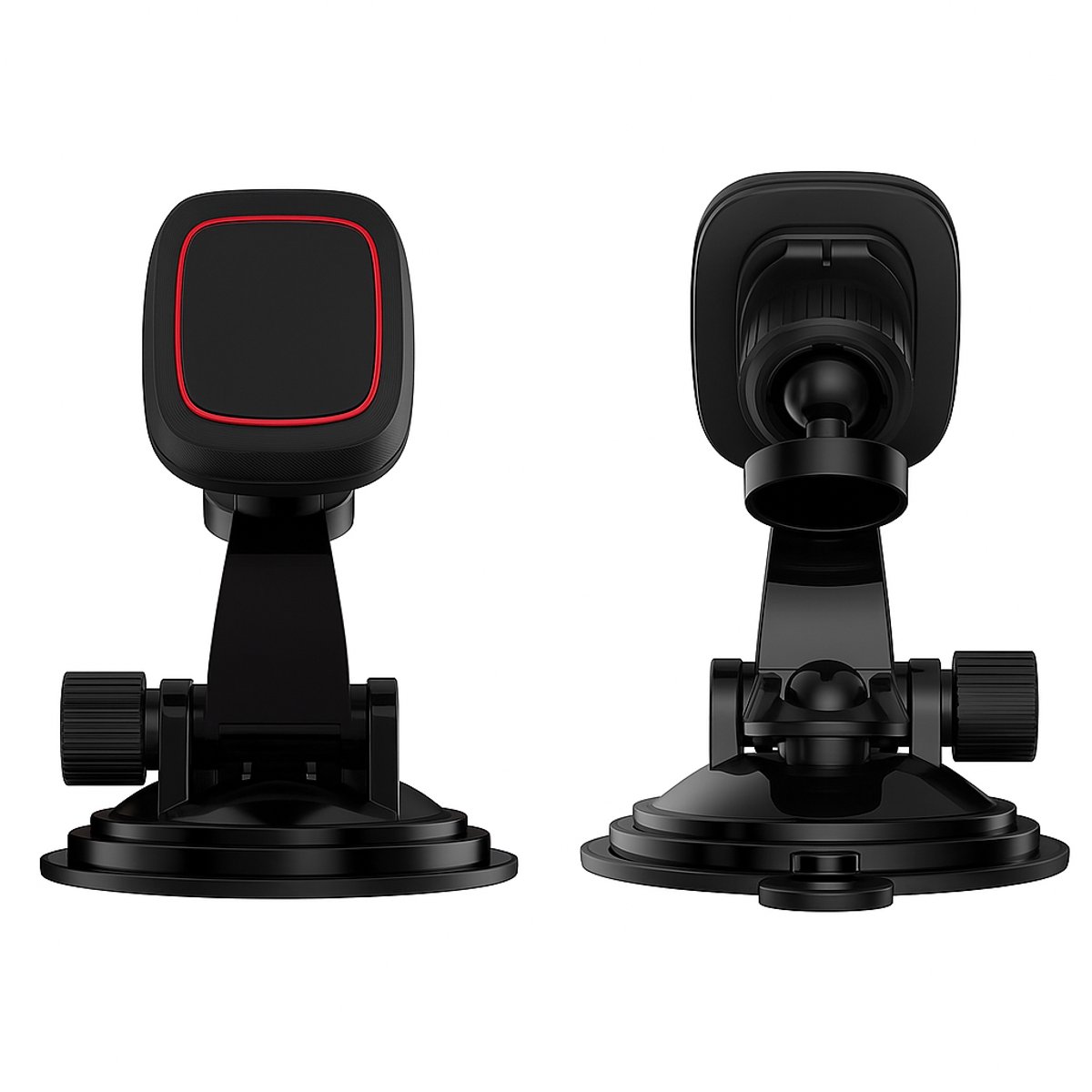Magnetische - Krachtige Smartphone Telefoon Auto Houder - 360 Graden - Geschikt voor alle Smartphones - Mobiel Telefoonhouder Magneet GSM - Autohouder - Zwart
