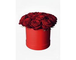 Premium Flowerbox - Rode Rozen Boeket - Red Naomi Porta - Bloemist Gemaakt - Geschenkverpakking