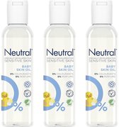 Neutral Baby Parfumvrij Huidolie voor de gevoelige babyhuid 3 x 150 ml