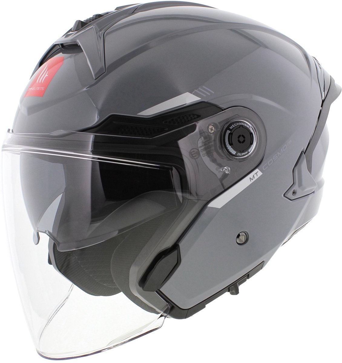 MT Jet Cosmo SV helm glans grijs