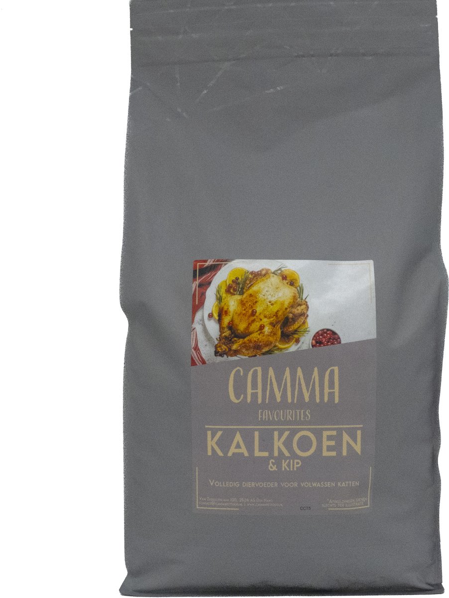 Camma Favorites Kalkoen & Kip - Volwassen Katten 1,5kg