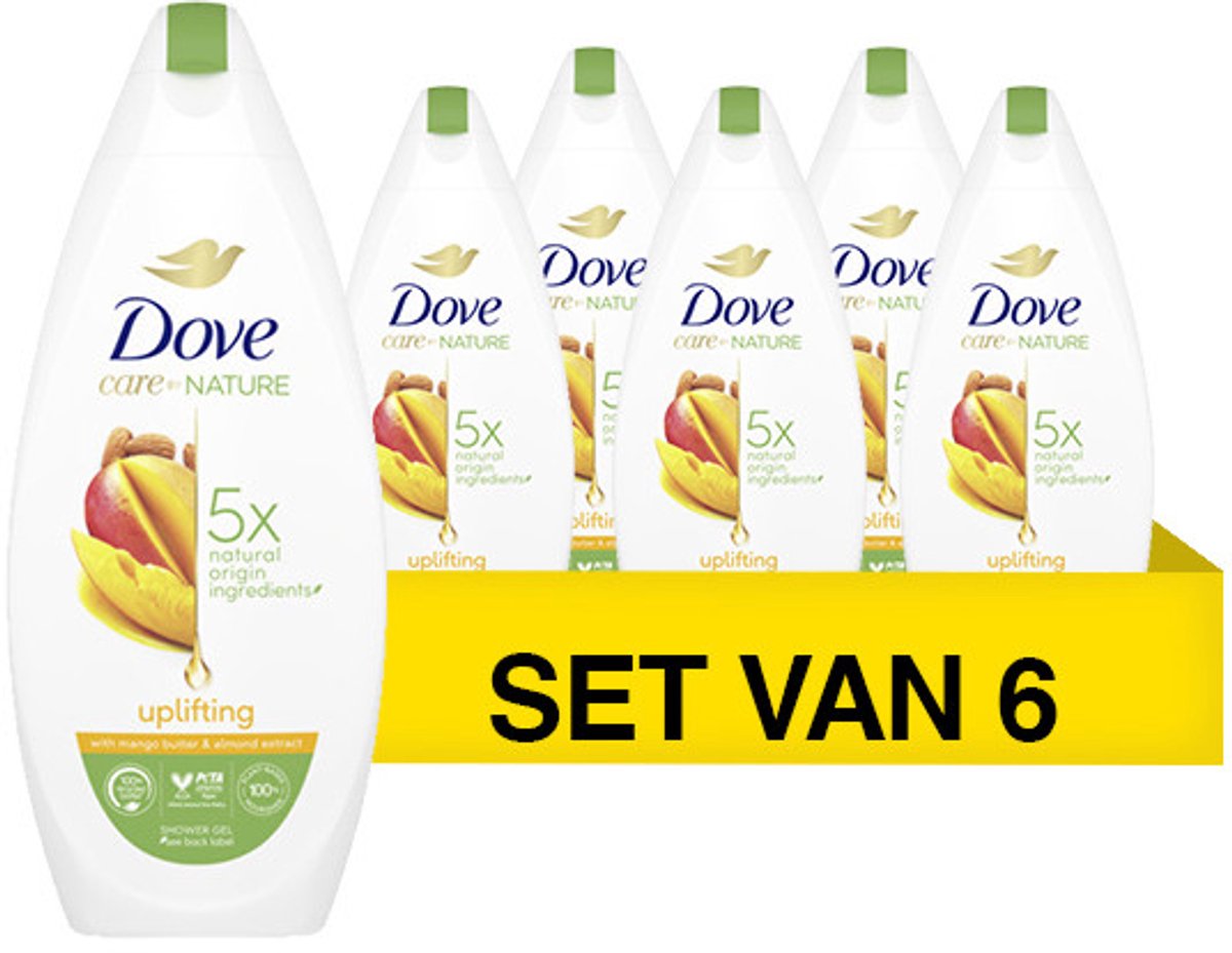 Dove Douchegel - Uplifting - 6x 225ml - Voordeelverpakking