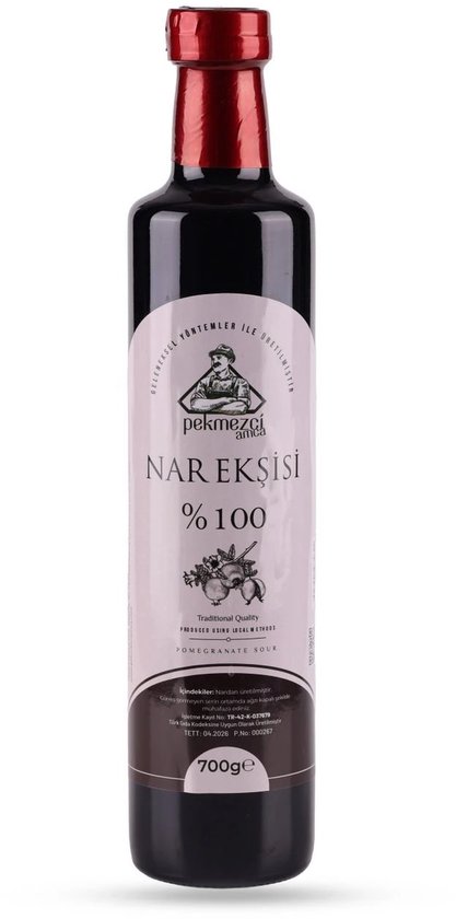 Pekmezci Amca Granaatappelsiroop - 100% natuurlijk - 550 ml - Pomegranate syrup