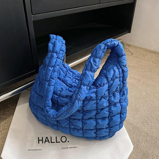 GM LIKKIE Schoudertas voor dames, nylon handtas met draaggreep bovenaan
