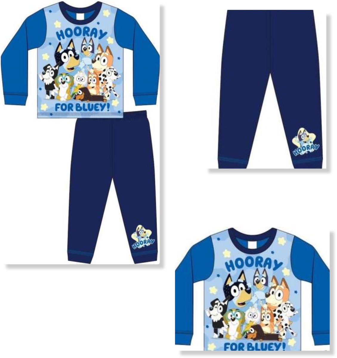 Pyjama Bluey & Friends - "Hooray for Bluey" - Maat 98/104 - Jongenspyjama