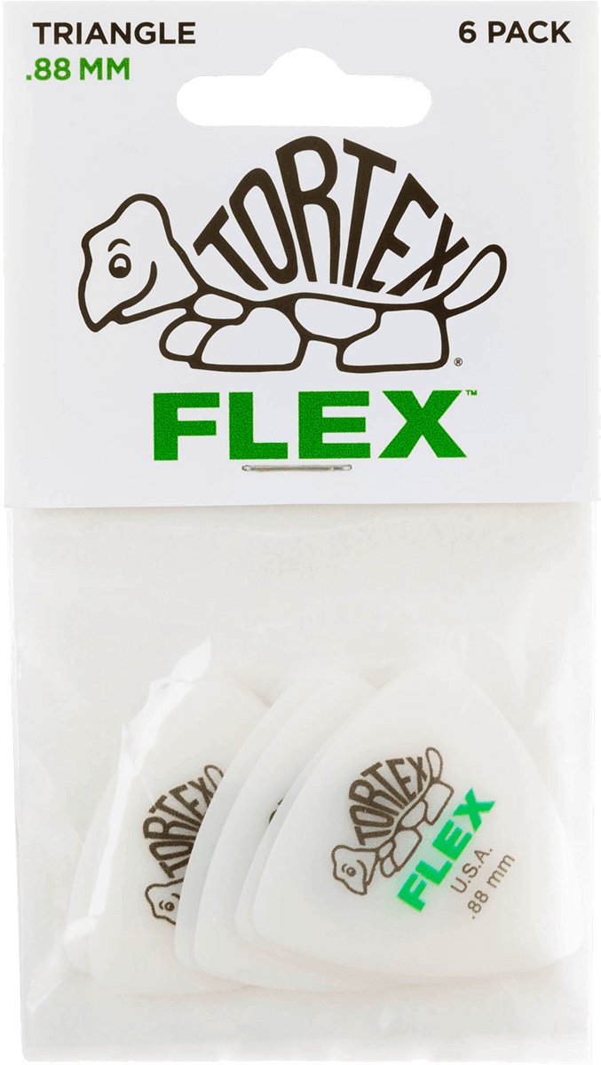 Jim Dunlop Flex Triangle - Plectrum - 0.88 mm - 6-pack