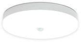 JeiibrZui Oplaadbare LED Plafondlamp met Bewegingssensor - 360° Detectie - 3000K Wit Licht - Eenvoudige Montage - Voor Badkamer Gang Berging & WC