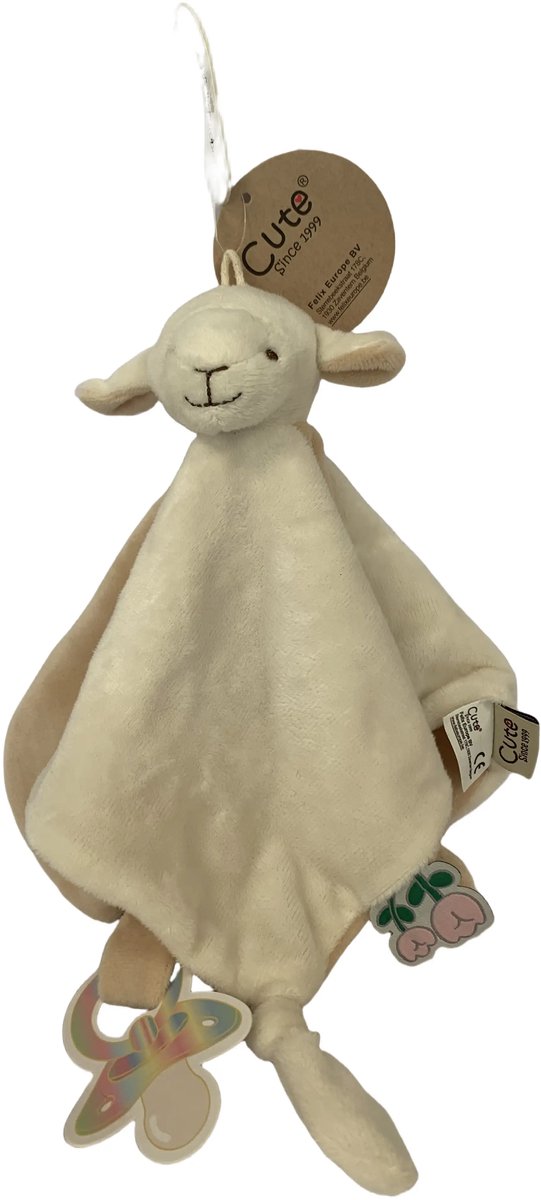 Cute since 1999 - Wendy de Lammetje - Knuffeldoekje - Doudou - 30 x 30 cm van Merkloos — afbeelding 4