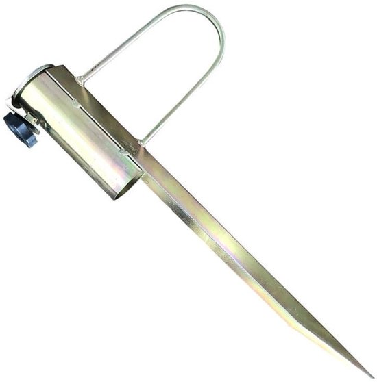 Outdoor Parasolharing - metaal - H42 cm - geschikt voor D22 tot D35 mm - parasolhouder - grondpen
