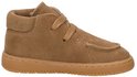 Cognac suède Shoesme sneaker met teddy voering en veters. De zool is cognac.