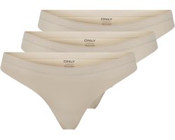 ONLY - ONLTRACY BONDED THONG 3-PACK NOOS ACC - Dames - Shapewear