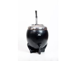 EquisMate - Keramische Kalebas - Bombilla - Black - Voor Yerba Mate