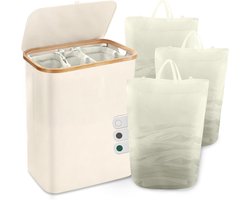 DailySupplies® Wasmand 3 Vakken - Wassorteerder - 160 L