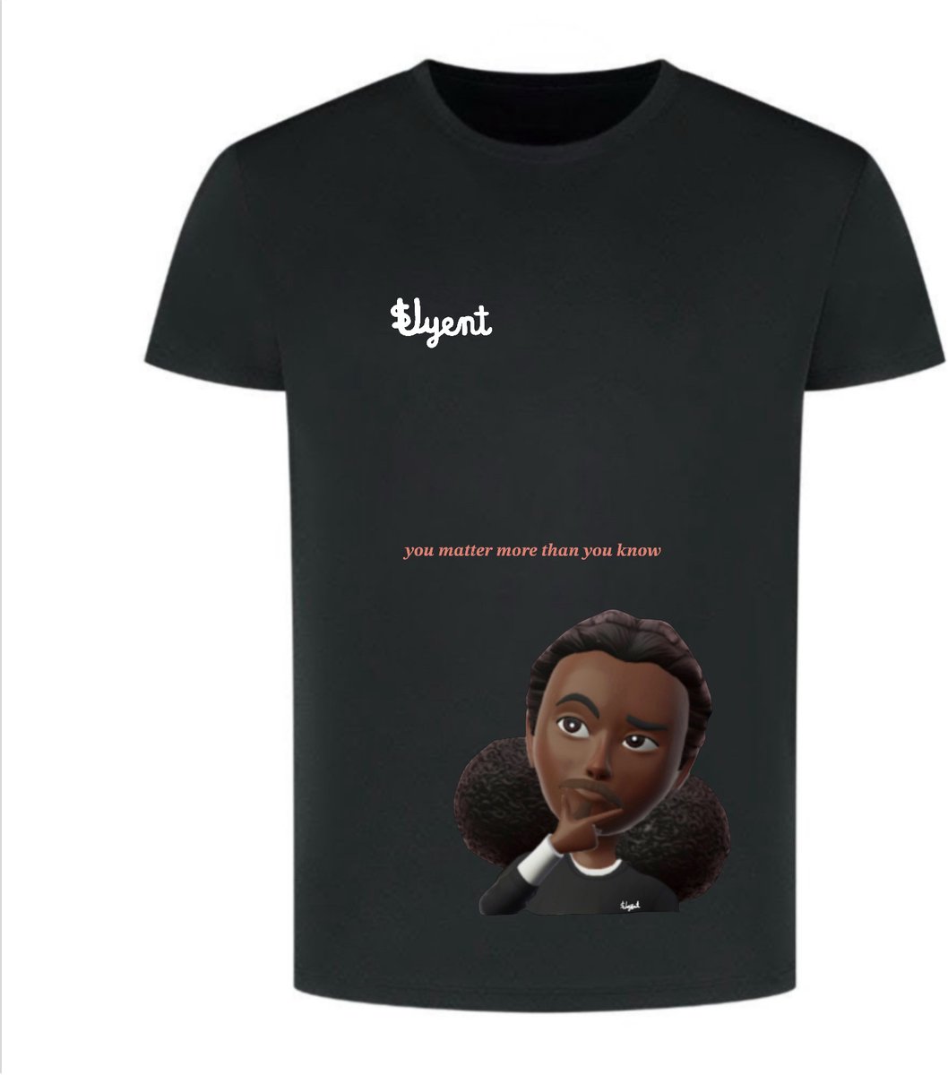 Svyent T-shirt avatar thinking you matter more than you know / size S