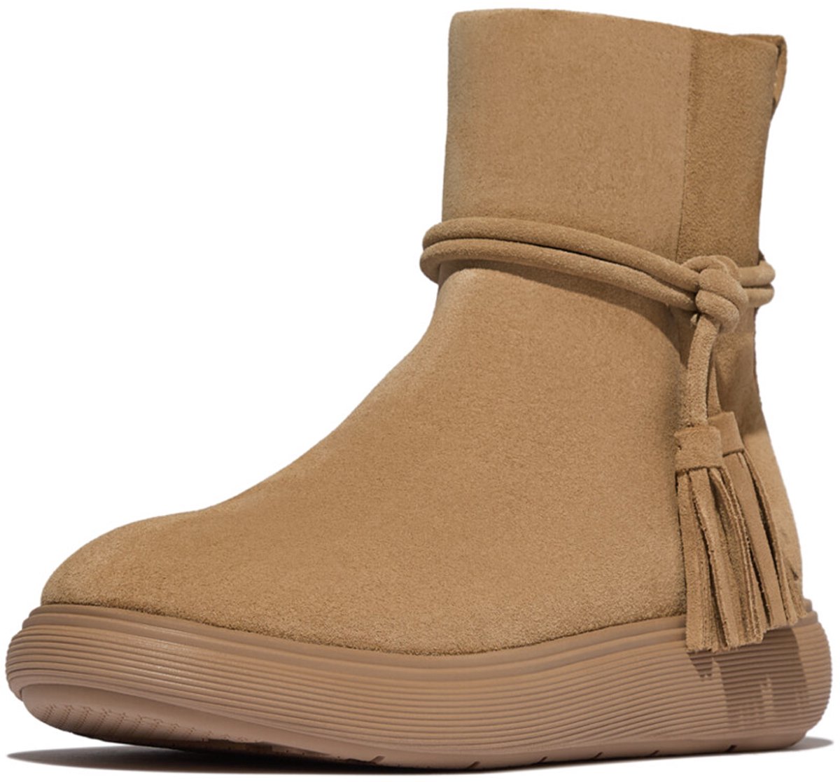 FitFlop FitFlop IQ-Comff Tassel Suede Short Boots - Maat 40