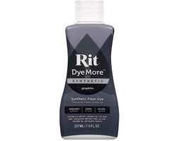 Rit Dyemore Graphite - Textielverf voor synthetische stoffen - Niet giftig