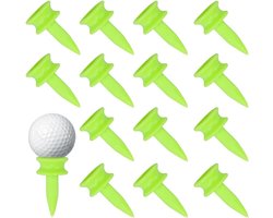 Golf Tees Plastic Oefen Golf Tees Kleine Kasteel Tees 25mm Groen voor Golfonderdelen, 100 stuks, Golf Tee