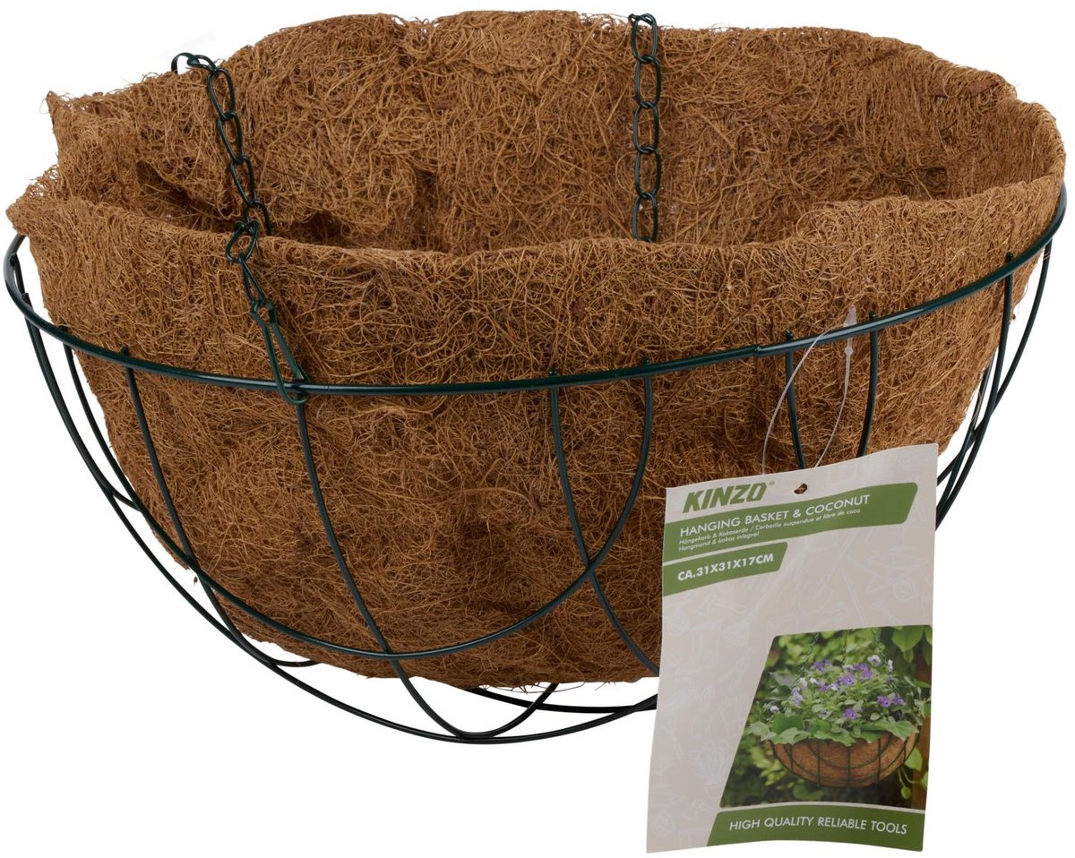 Kinzo Hanging basket& coconut mos ST