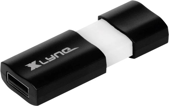Xlyne Wave USB-stick 64 GB Zwart, Wit 7964000 USB-A 3.2 Gen 1