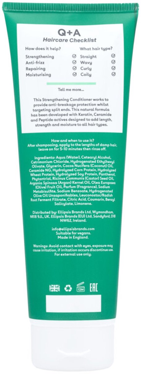 Q+A Strengthening Conditioner - 6 x 250 ml - Voordeelverpakking