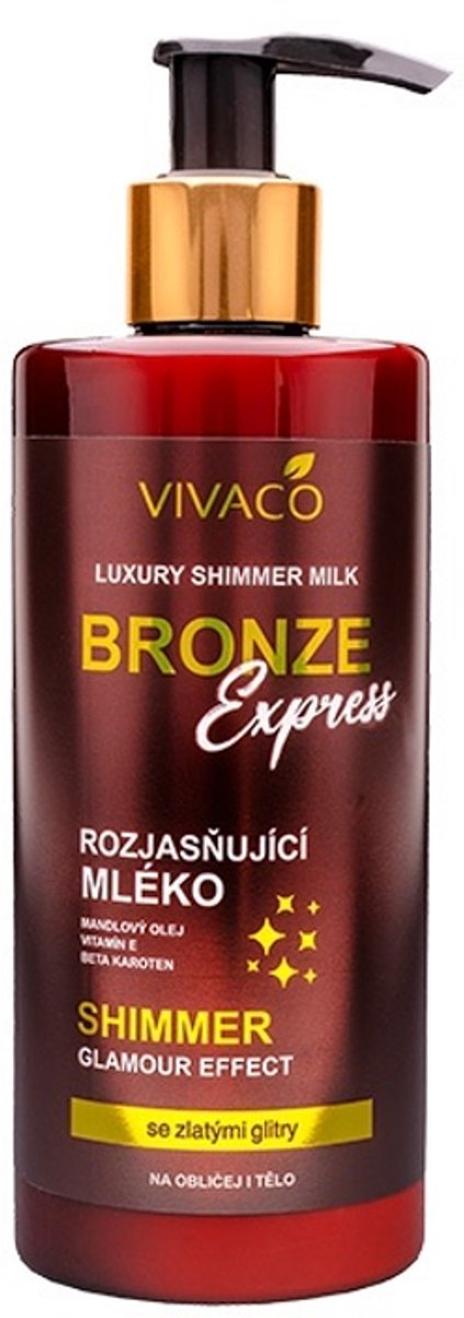 BRONZE Express Luxury Shimmer Body milk voor gezicht en lichaam