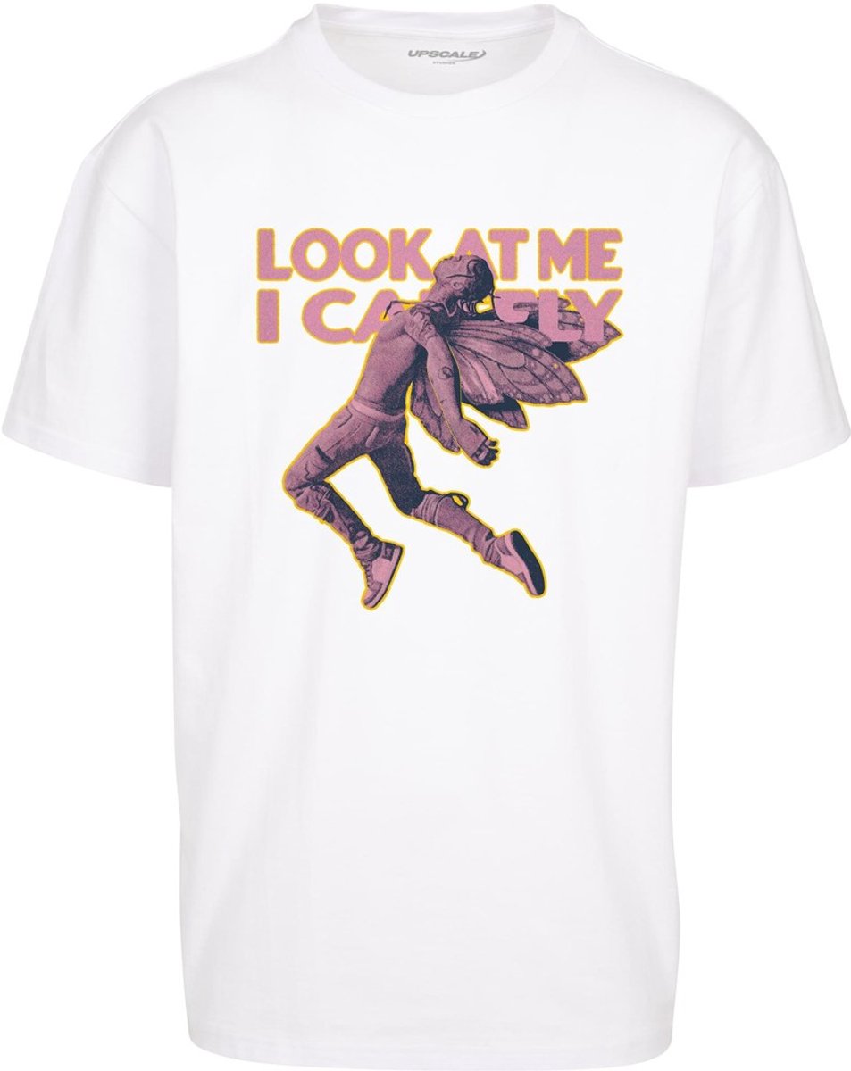Mister Tee Look Oversize Heren Tshirt S Wit